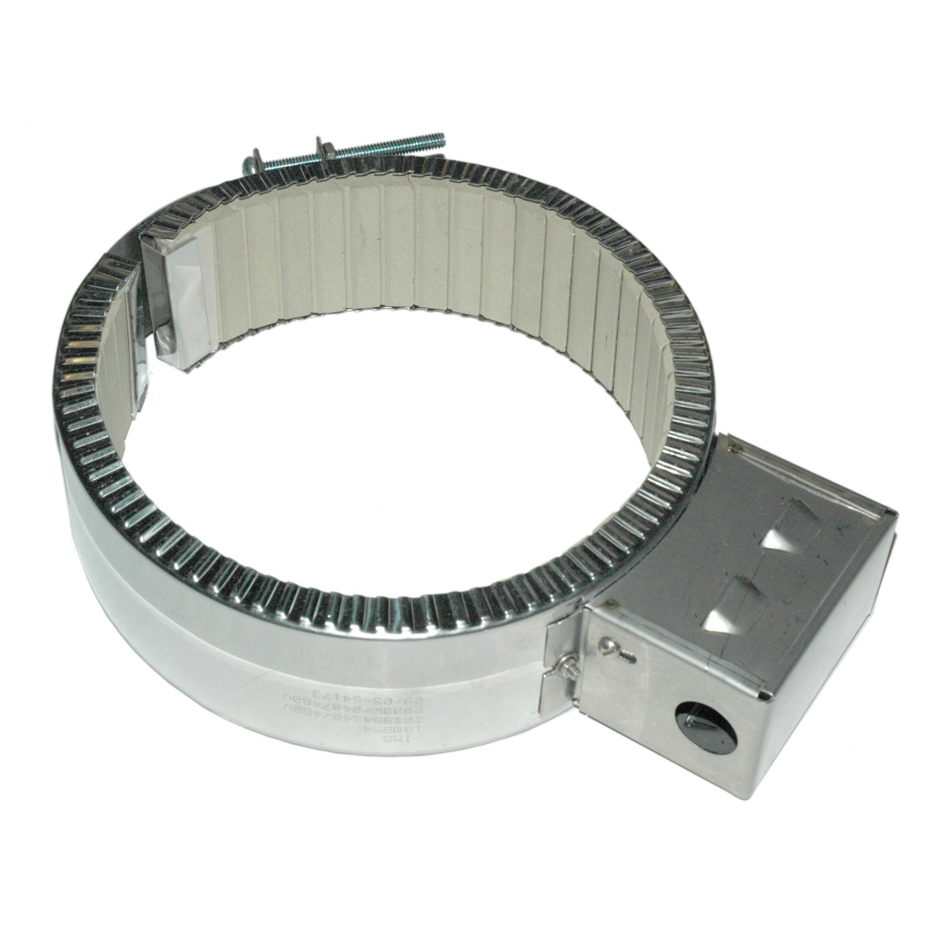 Heater Band, 7-1/2 to 8" Inside Diameter x 2-1/2" Wide, 240/480 Volt, 2000 Watt, Ceramic - Image 2