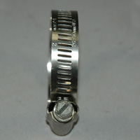 Hose Clamp, Worm Gear, Standard, 1/2" Wide Clamp # 24, Size Range: 1" to 2" Diameter