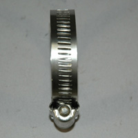 Hose Clamp, Worm Gear, Standard, 1/2" Wide Clamp # 24, Size Range: 1" to 2" Diameter - Image 3