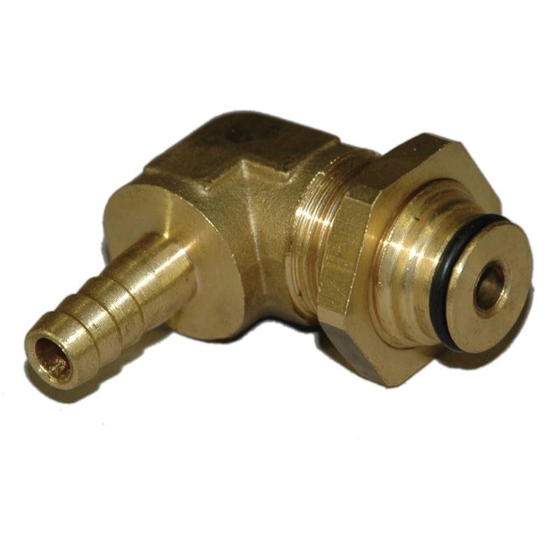 Hose Barb, 90 Deg, 3/8″ ID Hose