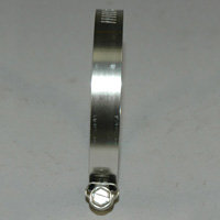 Hose Clamp, Worm Gear, Standard, 1/2" Wide Clamp # 44, Size Range: 1-1/4" to 3-1/4" Diameter - Image 2