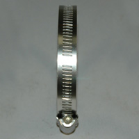 Hose Clamp, Worm Gear, Standard, 1/2" Wide Clamp # 44, Size Range: 1-1/4" to 3-1/4" Diameter - Image 3