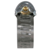 Hose Clamp, Worm Gear, Micro Size, 5/16" Wide Clamp # 4, Size Range: 5/16" to 5/8" Diameter - Image 3