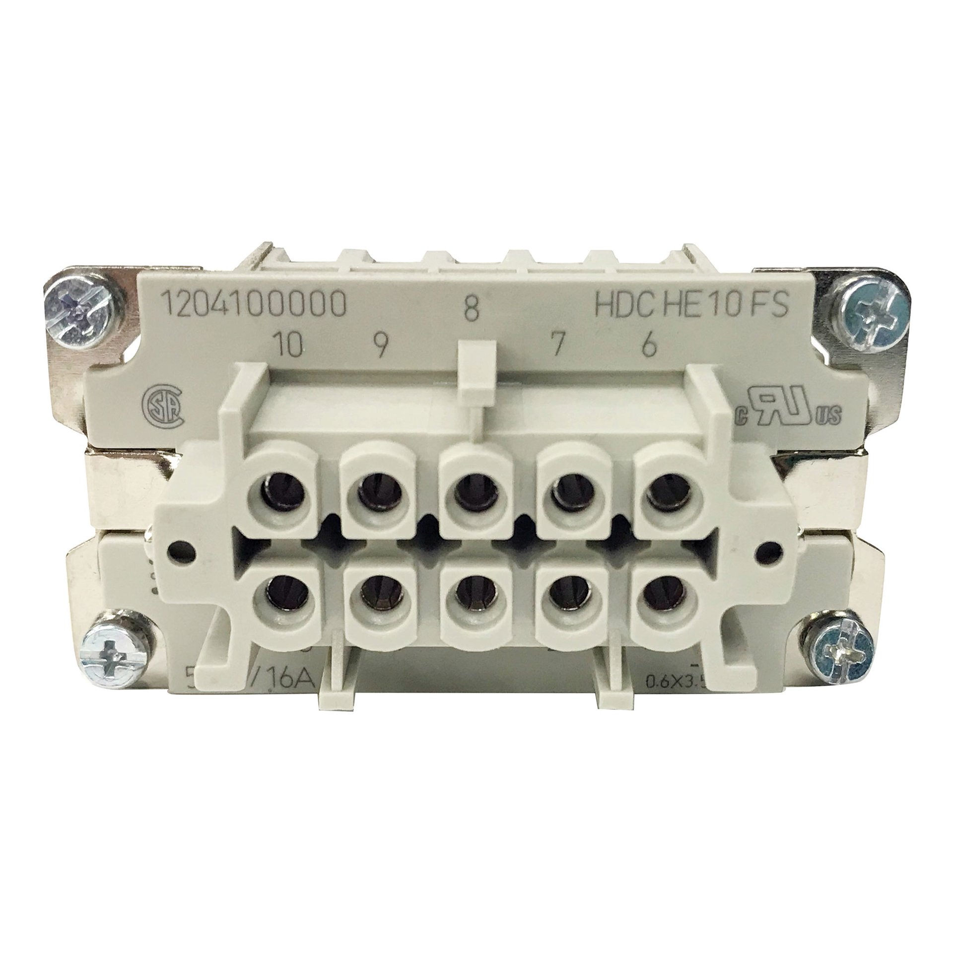 Plastic Female Insert withSocket Contacts - Image 1