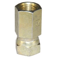 Swivel Fitting, 1/4" Female NPT, Zinc Plated - Image 1