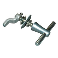 T-Handle Latch with Mounting Hardware, for All IMS LP Series Grinder Catchpan Doors - Image 2