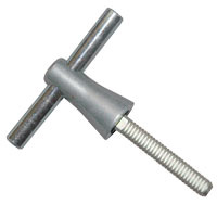 T-Handle Latch with Mounting Hardware, for All IMS LP Series Grinder Catchpan Doors