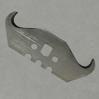 Replacement Blade, 100 Pack, Reversible Hooked Style for Utility Knives - Image 1