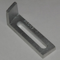 Aluminum Cleat for V-Bracket, Right-Hand