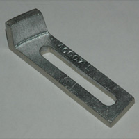 Aluminum Cleat for V-Bracket, Left-Hand, for Drum Holder - Image 1
