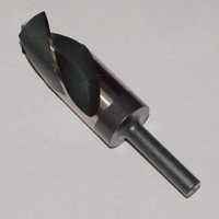 Drill Bit, Right Hand Spiral, Reduced Shank (HSS), 1-13/32″ Bore Size, 1/2″ Diameter Shank