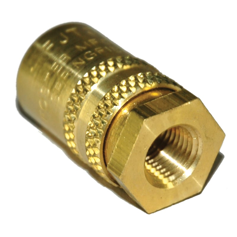 Coupler, Socket Body Only, 3/8" Passage 1/4" Female NPT, Non-Valved. 300 Series.