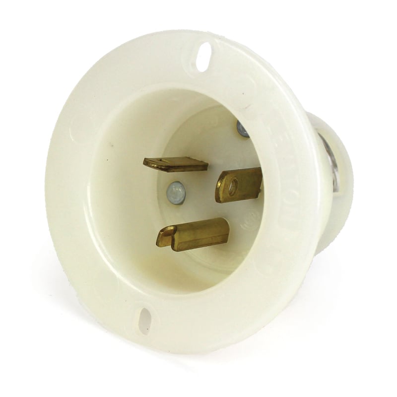 Male Power Plug, 1 & 2 Zone Housing