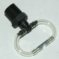 Fan Spray Nozzle, Swivel Loop Assembly for Use with Solenoid Valve, 1/8" NPT - Image 2