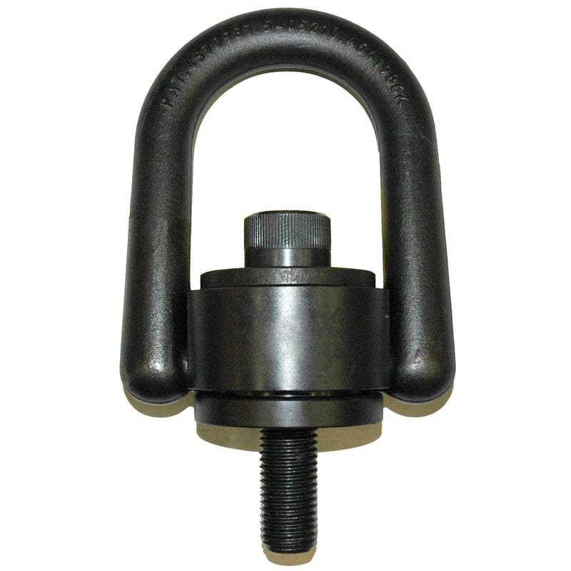 Hoist Ring, Metric Size, Rated Load: 7000 kg. M30 X 3-1/2 Thread Size, 67mm Thread Length