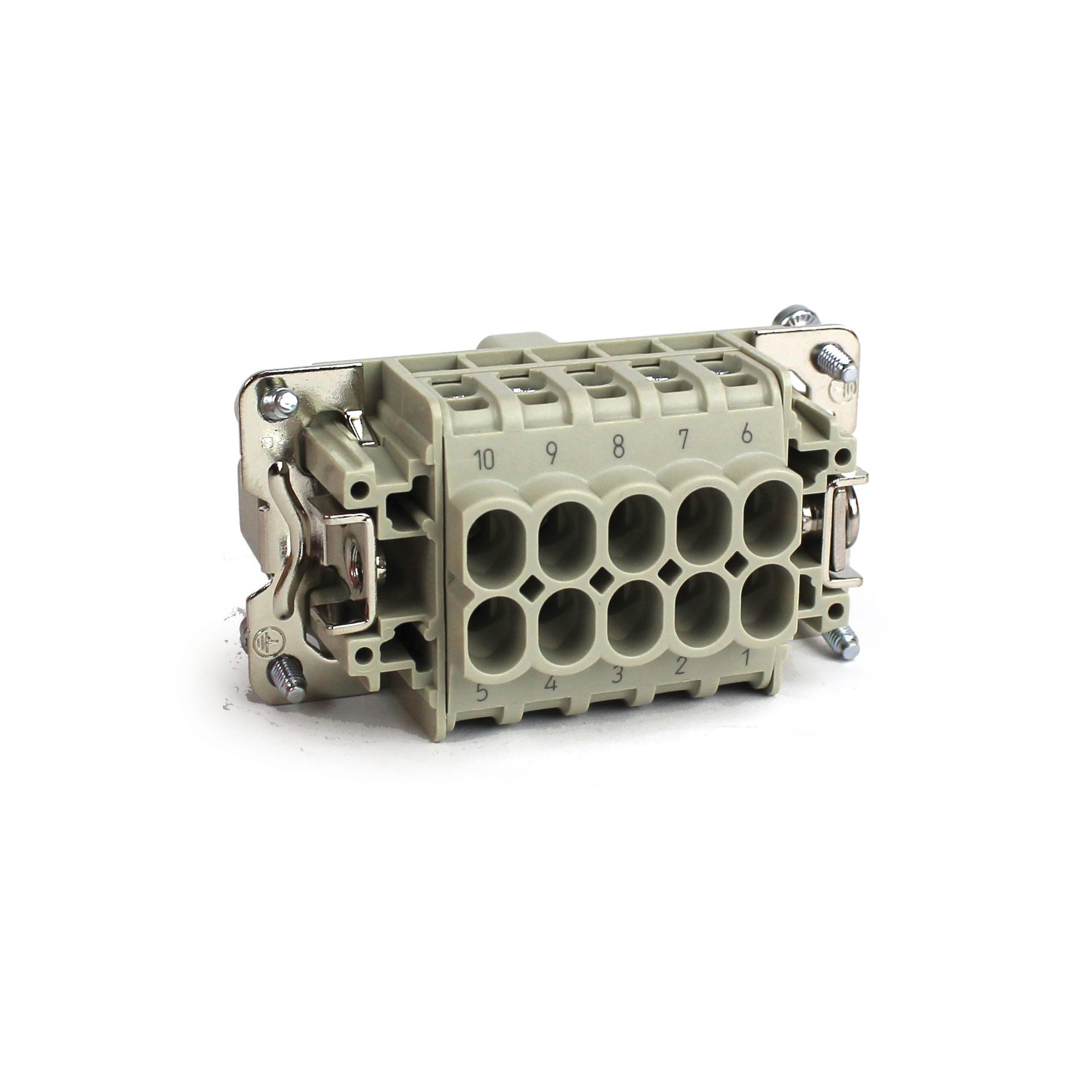 Connector Insert, Male with Pin Contacts, 5 Zone Male Mold Thermocouple Connector. - Image 2