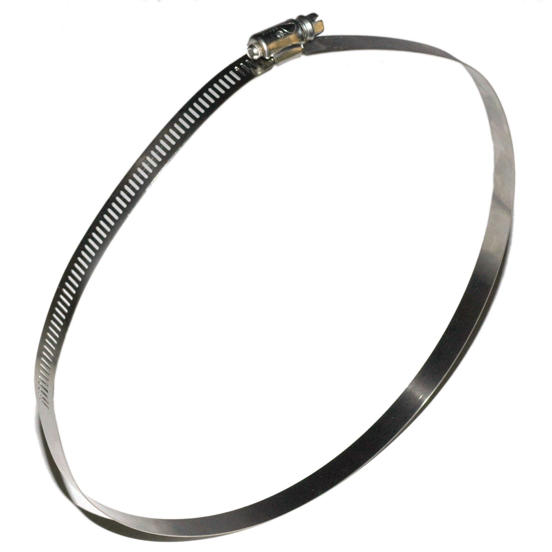 Hose Clamp, Worm Gear, Standard, 9/16" Wide Clamp #128, Size Range: 1-3/4" to 8-1/2" Diameter - Image 1