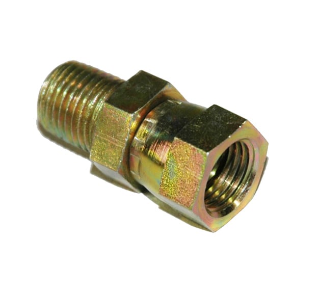Swivel Fitting, 1/4" Male to Female NPT - Image 2