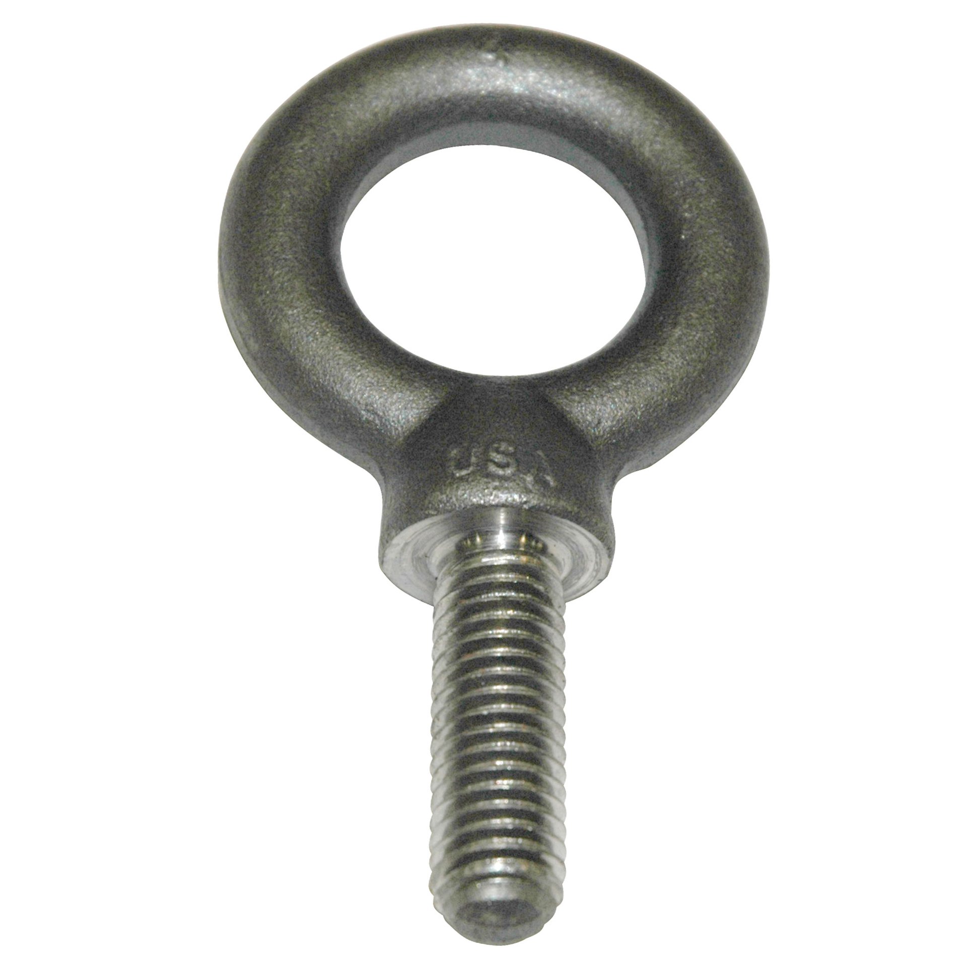 Eyebolt, 2,400 lb. Capacity, Standard, Shouldered, Forged Steel, 1/2"-13 Thread Size - Image 1