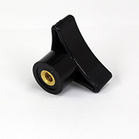 Plastic Knob Only, Black In Color, For Swing Bolt Assembly On Drawer Type Magnet Housing