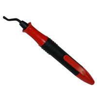 Deburring Tool, Rout-A-Burr, ABS Holder with Pocket Clip, Includes Red Holder and E100 Blade