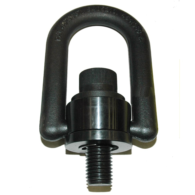 Hoist Ring, Metric Size, Rated Load: 2200 kg. M20 X 2-1/2 Thread Size, 25mm Thread Length