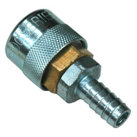 Coupler, 50 Series, 1/4″ Body, 3/8″ Std Barb