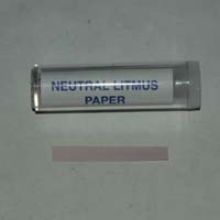 Neutral Litmus Paper Strips, 100 per Vial - Image 1