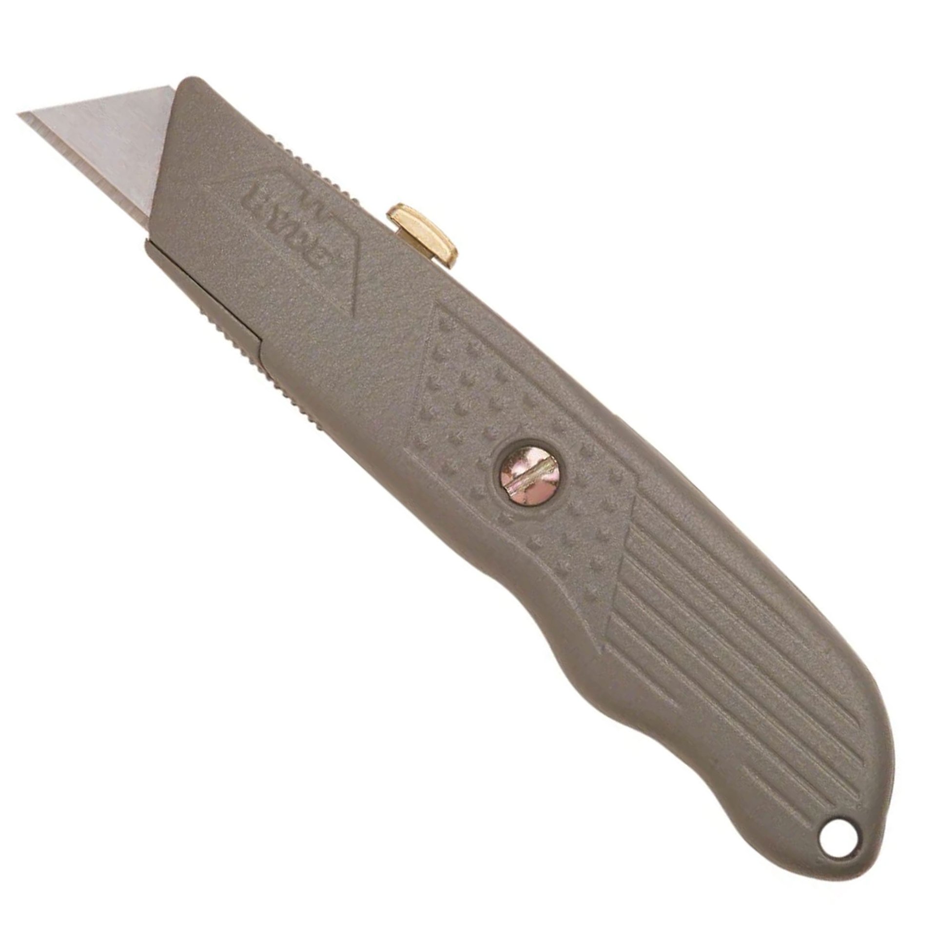 Utility Knife, 6-1/2", Retractable Blade Hyde, Includes One Heavy Duty Blade - Image 1