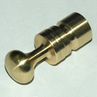 Stop Plug, Water, 300 Series, 3/8" Passage, Quick Disconnect. - Image 1