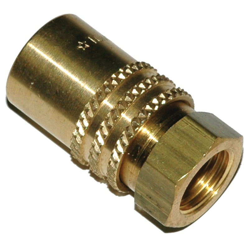 Coupler, Socket Body, 3/8" Passage, 3/8" Female NPT, Non-Valved, Non-Locking, High Flow 300 Series.