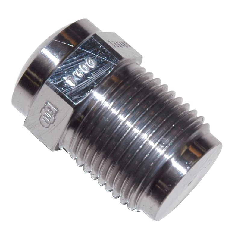 Nozzle Tip, Testing Blank 1-1/2″ OAL, 7/8″-14, 3/4″ Radius