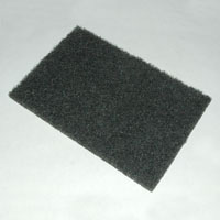 Cleaning Pad, 6" x 9", Black, Stainless - Image 1