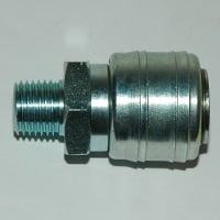 Coupler, 50 Series, 1/4" Body, 1/4 Male