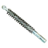 Brush, Heavy Duty Barrel, 20mm OD, High Carbon Steel, Double Stem And Spiral