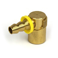 Coupler, Water Jumper, 3/8" Passage, 1/2" Push-On Hose Barb, Sleeve Locking