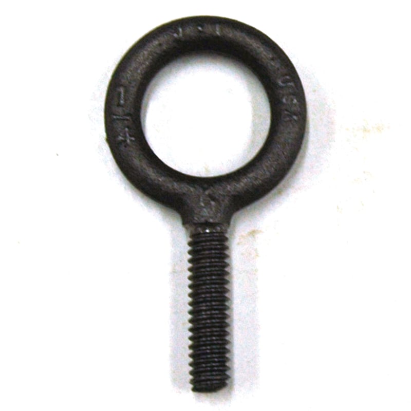 Eyebolt, 500 lb. Capacity, Standard, Non-Shouldered, Forged Steel, 1/4″-20 Thread Size