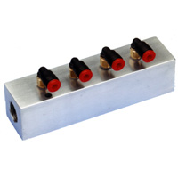 Air Manifold Assembly For FasTie System With Hose And Air Fittings 10-32 Thd. 4 Ports