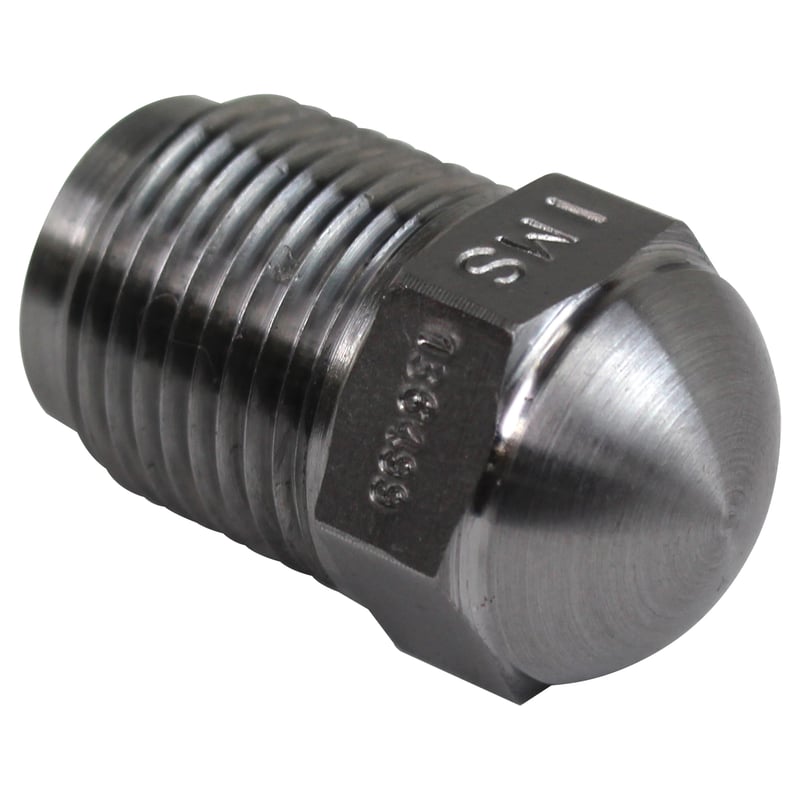 Nozzle Tip, Testing Blank 1-1/2″ OAL, 7/8″-14, 1/2″ Radius