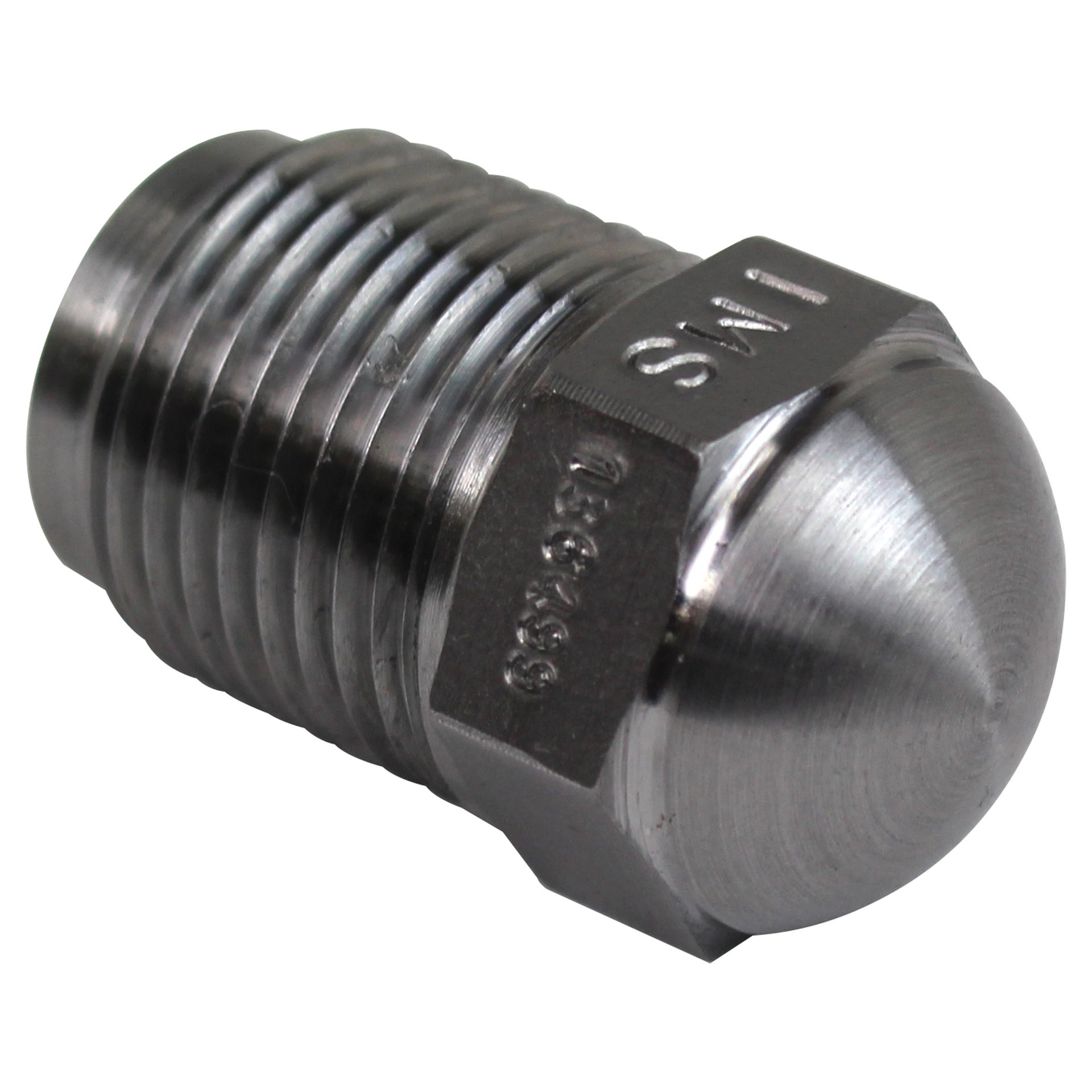 Nozzle Tip, Testing Blank 1-1/2" OAL, 7/8"-14, 1/2" Radius - Image 1