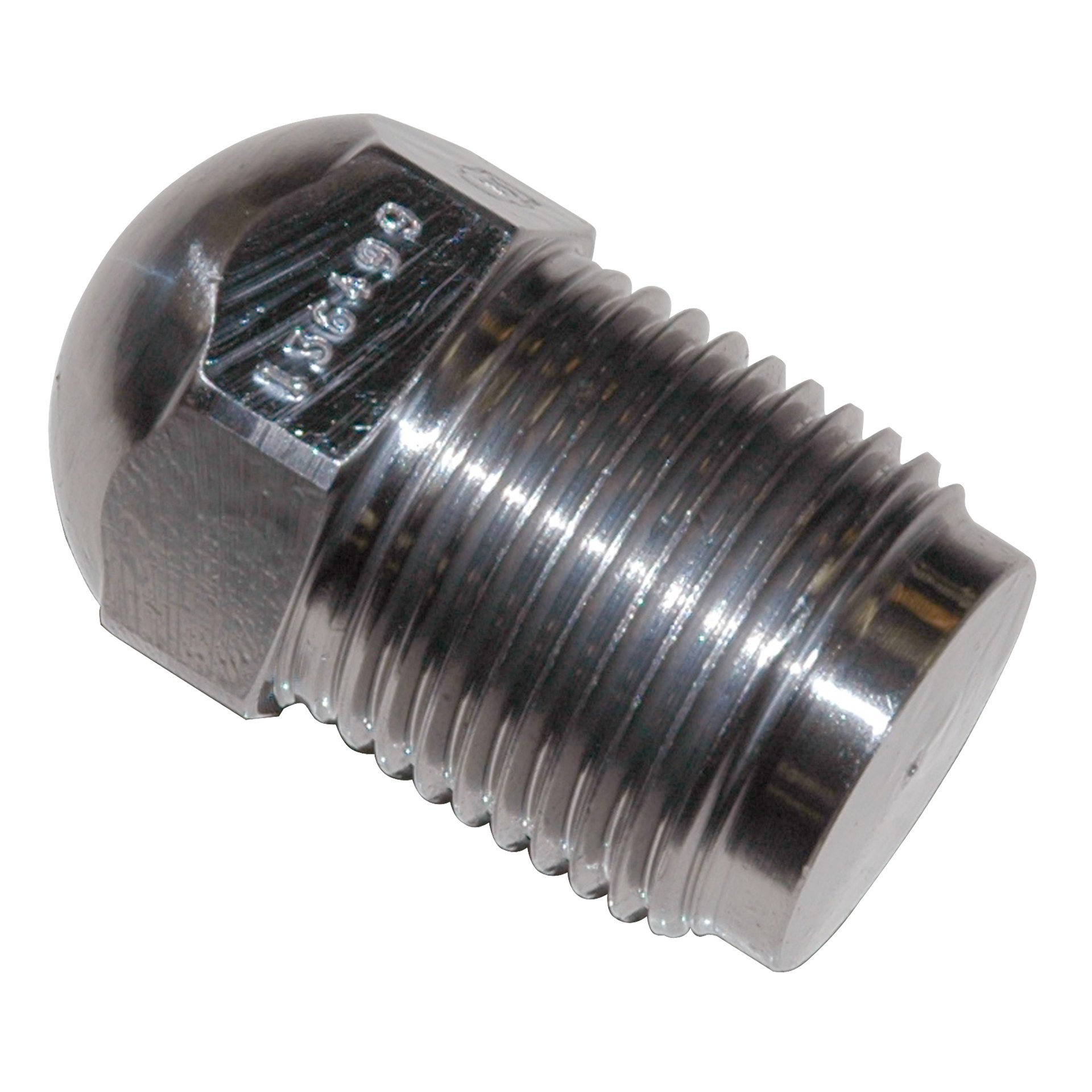 Nozzle Tip, Testing Blank 1-1/2" OAL, 7/8"-14, 1/2" Radius - Image 2