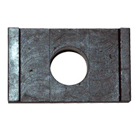 Extra Large No Turn Rectangular Mold Washer- 3/4″ ID Hole, 2-1/2″ Long, 2″ Between Legs, 3/4″ Thick