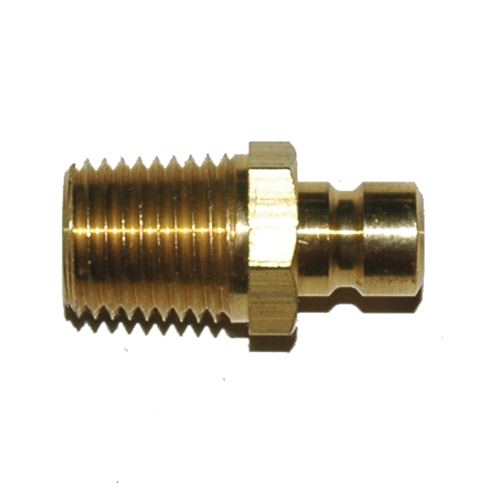 Mold Coolant Plug, Quick Disconnect, 1/4" Water Passage, Valved, 1/4" NPT, Male Thread - Image 2
