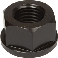 Hex Nut, Flanged, 5/8"-11 Thd, 1-1/16" Hex, 13/16" Thick, for T-Slot Bolts - Image 1