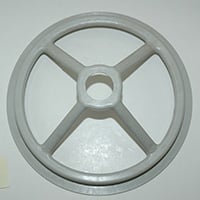 Filter Baffle Ring, 9" Diameter, Plastic, for Shini Loader Models SAL-3U & SAL-3UE - Image 1