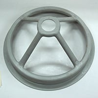 Filter Baffle Ring, 9" Diameter, Plastic, for Shini Loader Models SAL-3U & SAL-3UE - Image 2