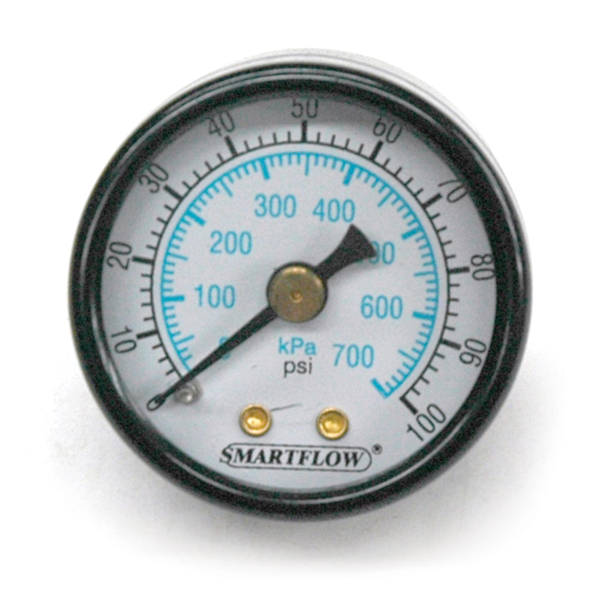 Pressure Gauge, for SMARTFLOW Flowmeters, 1/8" NPT - Image 1
