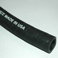 Hose, Water/Air, 1-1/4" Inside Diameter, 200 psi, Black, 1.74" Outside Diameter, General Service