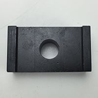 Extra Large No Turn Rectangular Mold Washer- 1/2" ID Hole, 2-1/4" Long, 1-3/4" Between Legs - Image 1