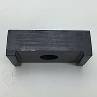 Extra Large No Turn Rectangular Mold Washer- 1/2" ID Hole, 2-1/4" Long, 1-3/4" Between Legs - Image 2